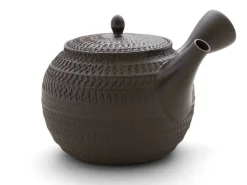 ORYOKI Japanisches Teeservice 6-teilig, Kyusu Tokoname Sendan Maru