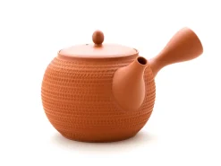 ORYOKI Japanisches Teeservice, 6-teilig, Kyusu Tokoname Tobikanna Shu