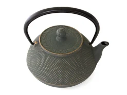 ORYOKI Japanische Teekanne Gusseisen Arare, Bronze, 1,2 l