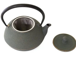 ORYOKI Japanische Teekanne Gusseisen Arare, Bronze, 1,2 l