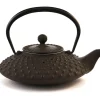 ORYOKI Japanische Teekanne Gusseisen Hira Arare, 0,5 l, Braun