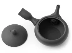 ORYOKI Japanische Teekanne Teppachu Kurokusube, Banko Yaki, 260ml