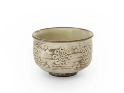 ORYOKI Japanische Teeschale Kobiki Hana Mishima