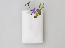 ORYOKI Japanische Vase Act/ rain drop, weiß