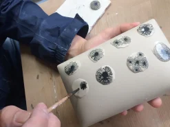 ORYOKI Japanische Vase Act/ slope, weiß