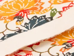 ORYOKI Japanpapier Katazome, Weinlaub farbig