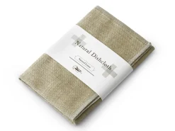 ORYOKI Küchentuch Natural Linen, Halbleinen, 35cm x 35cm
