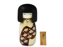 ORYOKI Kokeshi: Holzfigur Sachi