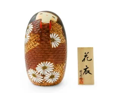 ORYOKI Kokeshi: Holzpuppe Hanakoromo