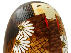 ORYOKI Kokeshi: Holzpuppe Hanakoromo