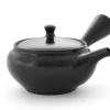 ORYOKI Kyusu Kuro Hiramaru, japanische Teekanne