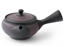 ORYOKI Kyusu Kurohira Murasakikusime, japanische Teekanne