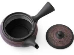ORYOKI Kyusu Kurohira Murasakikusime, japanische Teekanne