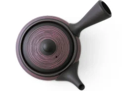 ORYOKI Kyusu Kurohira Murasakikusime, japanische Teekanne