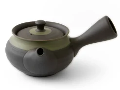 ORYOKI Kyusu Midorierimaki, japanische Teekanne mit Seitengriff