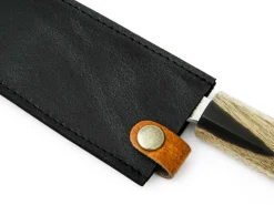 ORYOKI Messerhülle Leder Gyuto, schwarz