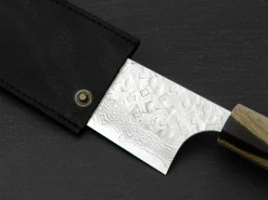 ORYOKI Messerhülle Leder Gyuto, schwarz
