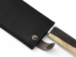 ORYOKI Messerhülle Leder Nakiri, schwarz