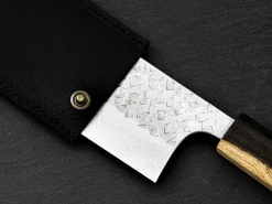 ORYOKI Messerhülle Leder Nakiri, schwarz