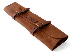 ORYOKI Messer-Tasche, Leder, Cognac