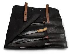 ORYOKI Messer-Tasche M, Leder schwarz