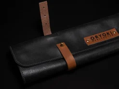 ORYOKI Messer-Tasche M, Leder schwarz
