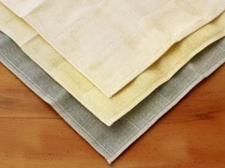 ORYOKI Multifunktionstuch, Bio-Baumwolle, Natural Blue, 34cm x 34cm