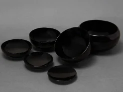 ORYOKI Schalenset schwarz, 6-teilig