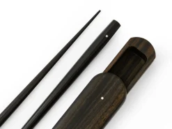 ORYOKI Premium Essstäbchen Set, teilbar, mit Ebenholz Case