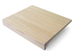 ORYOKI Premium Schneidebrett Kiri mit Stoppleiste, 45 x 37cm
