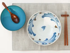 ORYOKI Ramen Schüssel Kimo, blau, 21,5 cm