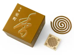 ORYOKI Räucherspirale Horin Muromachi, 10 Stck., mit Halter
