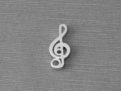 ORYOKI Räucherstäbchenhalter Silver, G-Schlüssel