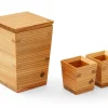 ORYOKI Sake Set Tokuri, Holz