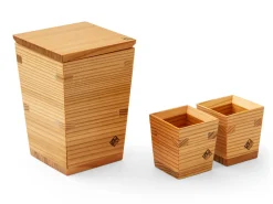 ORYOKI Sake Set Tokuri, Holz