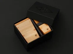 ORYOKI Sake Set Tokuri, Holz