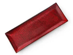 ORYOKI Servierplatte Shuin, rot, 2 Größen