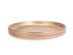 ORYOKI Shusetsu Servierplatte Gold, flach, stapelbar