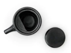 ORYOKI Sojasoßenkännchen, Porzellan schwarz