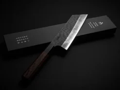 ORYOKI SPG2 Kuroshiage Tsuchime Nakiri 180mm, Wenge Handle