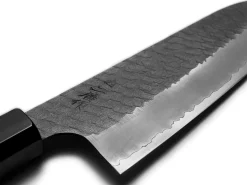 ORYOKI SPG2 Kuroshiage Tsuchime Santoku 180mm, Wenge Handle