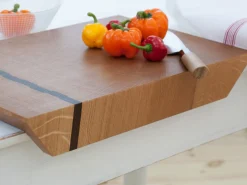 ORYOKI Stirnholz Schneidebrett Eiche HS Premium