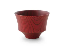 ORYOKI Suppenschale, Reisschale Koma, Urushi rot