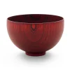 ORYOKI Suppenschale, Reisschale Sensai, Urushi rot