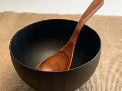 ORYOKI Suppenschale, Reisschale Sensai, Urushi schwarz