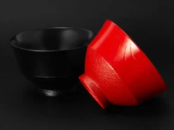 ORYOKI Suppenschale Urushi Keiryo, 240 ml, rot