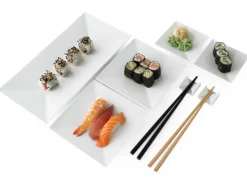 ORYOKI Sushi Set Arita Houen, 2 Personen, Geschenkbox