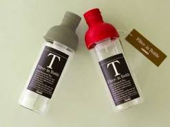ORYOKI Teeflasche mit Sieb, HARIO Filter in Bottle, 300 ml, grün