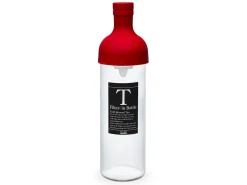 ORYOKI Teeflasche mit Sieb, HARIO Filter in Bottle, 750 ml, rot