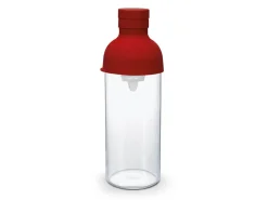 ORYOKI Teeflasche mit Sieb, HARIO Filter in Bottle, 300 ml, rot